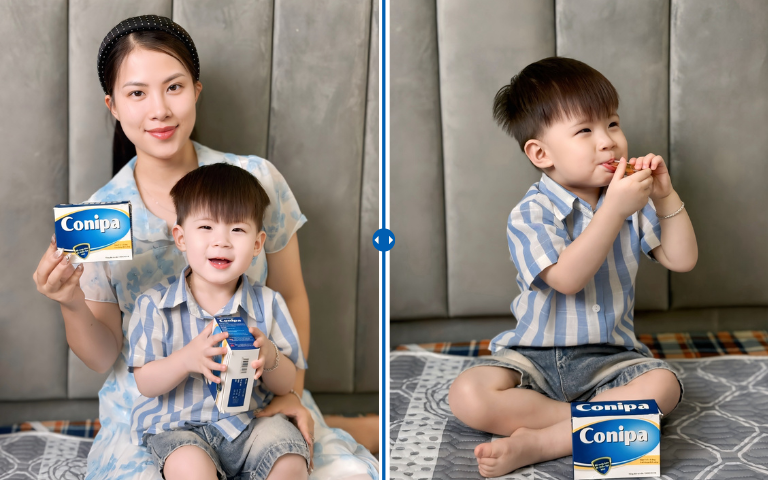 Kẽm hữu cơ Conipa vị ngon dễ uống - mẹ thấy hiệu quả